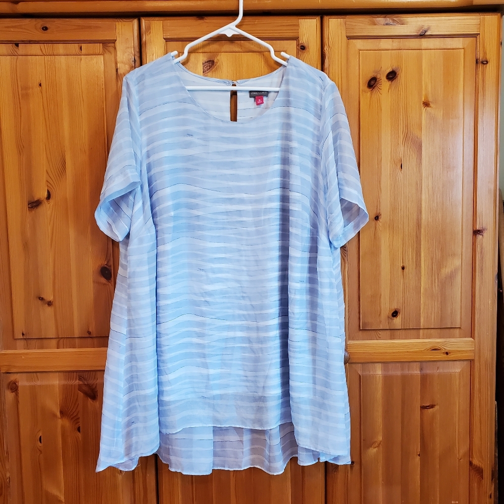 Vince Camuto layered hi low tunic 3X